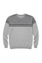 Men's Large Size Gray Crew Neck Ufuk Knitwear Sweater 5Xl-6Xl-7Xl-8Xl - 4