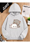 Children's Hooded Printed Sweatshirt
