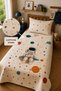 Baby and Children's Room Cosmic Explorer - Cosmic Explorer Single Pique Set 160X230 cm 6Ead7 - 2
