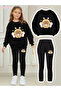 Girl's Crew Neck Sweatshirt and Leggings Set