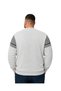 Men's Large Size Beige Crew Neck Ufuk Knitwear Sweater 5Xl-6Xl-7Xl-8Xl - 3