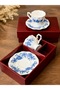 Victoria 2-Person Vintage Special Boxed Coffee Cup Set 90 ml - 4