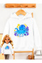 Children's Hooded Printed Sweatshirt
