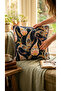 Shawl Patterned Throw Pillow Cover - 3