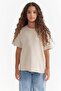 Girl's Printed Textured T-Shirt