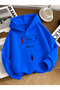 Children's Hooded Printed Sweatshirt
