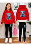 Girl's Crew Neck Sweatshirt and Leggings Set