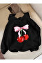 Children's Hooded Printed Sweatshirt