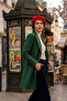 Vintage Style Women's French Felt Painter Beret - 7