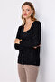 Knitted Patterned Sequined Knitwear Cardigan 10910 - 4