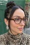 Rigel Vintage Leopard Frame Ultra Light Blue Block Blue Light Filter Women's Glasses - 2