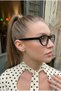 Rigel Vintage Black Frame Ultra Light Blue Block Blue Light Filter Women's Glasses - 4