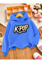 Children's Hooded Printed Sweatshirt