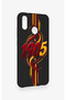 Huawei P20 Lite Compatible Yellow Red Ivy Patterned Silicone Case - 3
