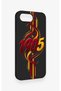iPhone 16E Compatible Yellow Red Ivy Patterned Silicone Case - 3