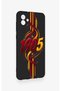 Samsung A04 Compatible Yellow Red Ivy Patterned Silicone Case - 3