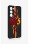 Vivo V30 Lite Compatible Yellow Red Ivy Patterned Silicone Case - 4
