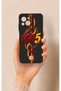 Reeder S23 Pro Max Compatible Yellow Red Ivy Patterned Silicone Case