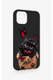 iPhone 14 Compatible Hello Cat Patterned Silicone Case - 4