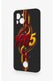 Reeder S23 Pro Max Compatible Yellow Red Ivy Patterned Silicone Case - 4