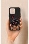 iPhone 15 Pro Max Compatible Hello Cat Patterned Silicone Case