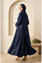 Modern Tesettür Combination Bamboo Double Set 2298-04 Navy Blue - 5