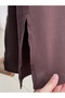 Fergül Hakim Collared Tunic Long Pants Set-Ey963 Brown - 6