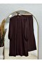Fergül Hakim Collared Tunic Long Pants Set-Ey963 Brown - 2
