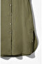 Shirt Collar Buttoned Hijab Double Set 2303-03 Khaki - 4