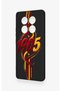 Redmi Note 14 Pro 5g Compatible Yellow Red Ivy Patterned Silicone Case - 4