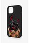 iPhone 15 Compatible Hello Cat Patterned Silicone Case - 4