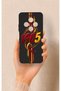 Redmi 14C Compatible Yellow Red Ivy Patterned Silicone Case