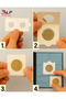 Metal Coin Cardboard Seals, 10 Different Sizes Full Set, Without Adhesive-Stickers (5 of Each Size, Total 50 Pieces) - 5