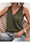 Women's Strappy Front Buttoned Viscose Blouse