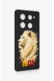 Infinix Note 40 Pro Compatible Yellow Red 1905 Lion Pattern Silicone Case - 3