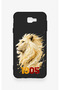 Samsung J7 Prime Compatible Yellow Red 1905 Lion Pattern Silicone Case - 2