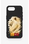 iPhone 16E Compatible Yellow Red 1905 Lion Pattern Silicone Case - 2