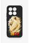 Mi 17 5g Compatible Yellow Red 1905 Lion Pattern Silicone Case - 2