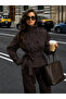 Bitter Belted Stand Collar Short Trench Coat Jacket