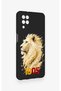 Samsung A12 Compatible Yellow Red 1905 Lion Pattern Silicone Case - 3