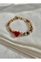 And Murano Glass Heart Detailed Bracelet - 2
