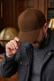 Unisex Premium Cashmere Fabric Winter Baseball Cap Adjustable Brimmed Cap
