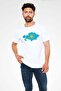 Kazakhstan Map and Flag Printed T-Shirt - 2