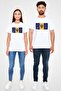 Barbados Flag Illustration Printed T-Shirt - 4