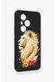 Honor 400 Pro Compatible Yellow Red 1905 Lion Pattern Silicone Case - 4