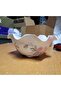 Handmade ceramic applique hat with a 4cm seat, 1 piece.