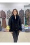 Women's Knitwear Cardigan A++ Quality Faux Fur Collar and Cuffs with Detachable Buttons - 2