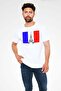 Eiffel Tower and France Flag Printed T-Shirt - 2