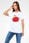 Chinese Flag Brushstroke Printed T-Shirt - 3