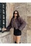 Women's Imported Collarless Premium Fur Coat - 4